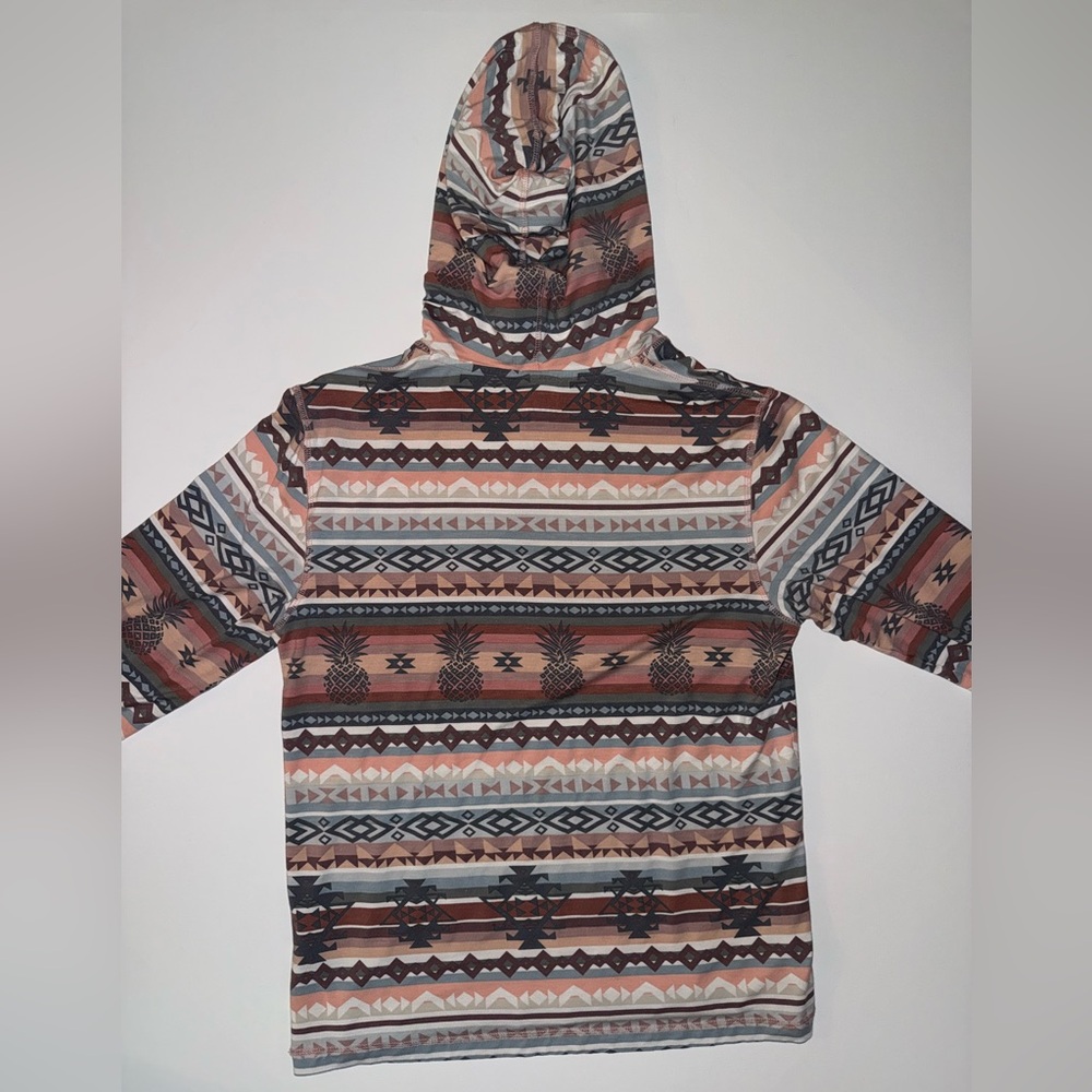 Chubbies Aztec Southwest Print Pullover Medium Sweatshirt Drawstring Hooded - Picture 4 of 5